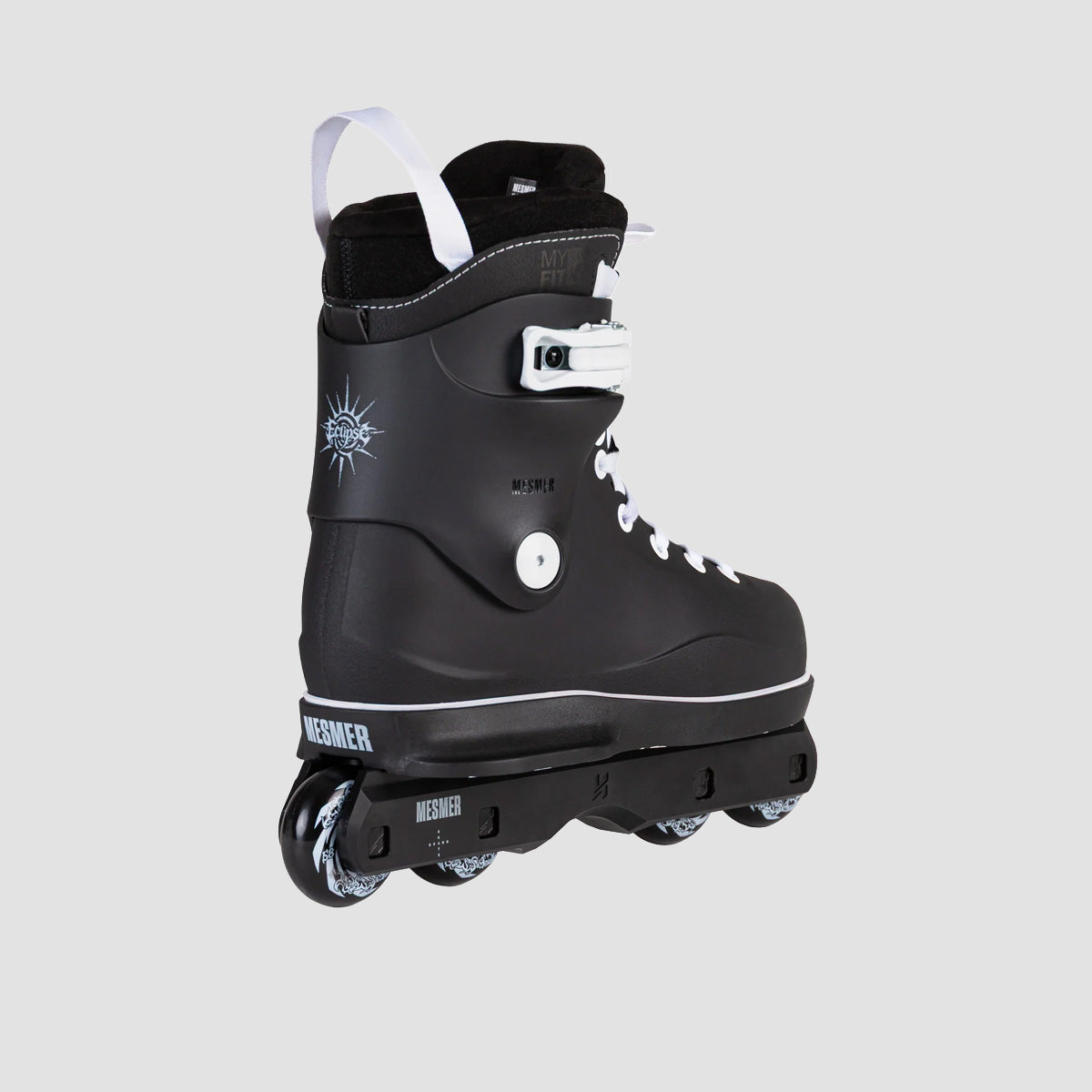 Mesmer Eclipse TS Flat Aggressive Inline Skates Black/White