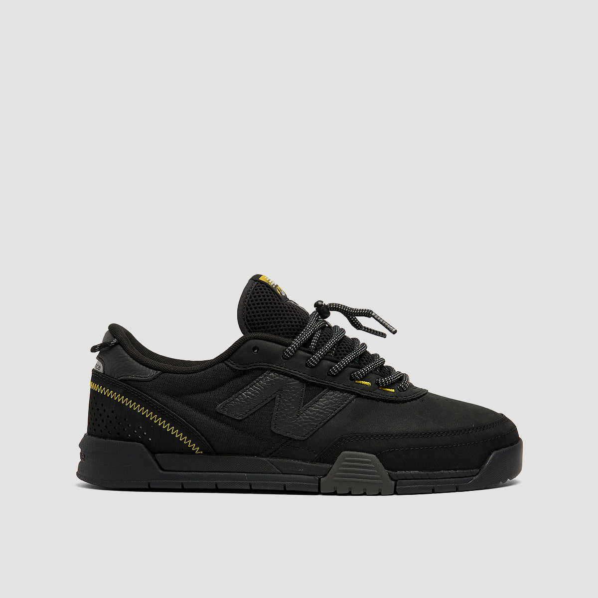 New Balance Numeric 440Wv2 Shoes - Black/Happy Yellow