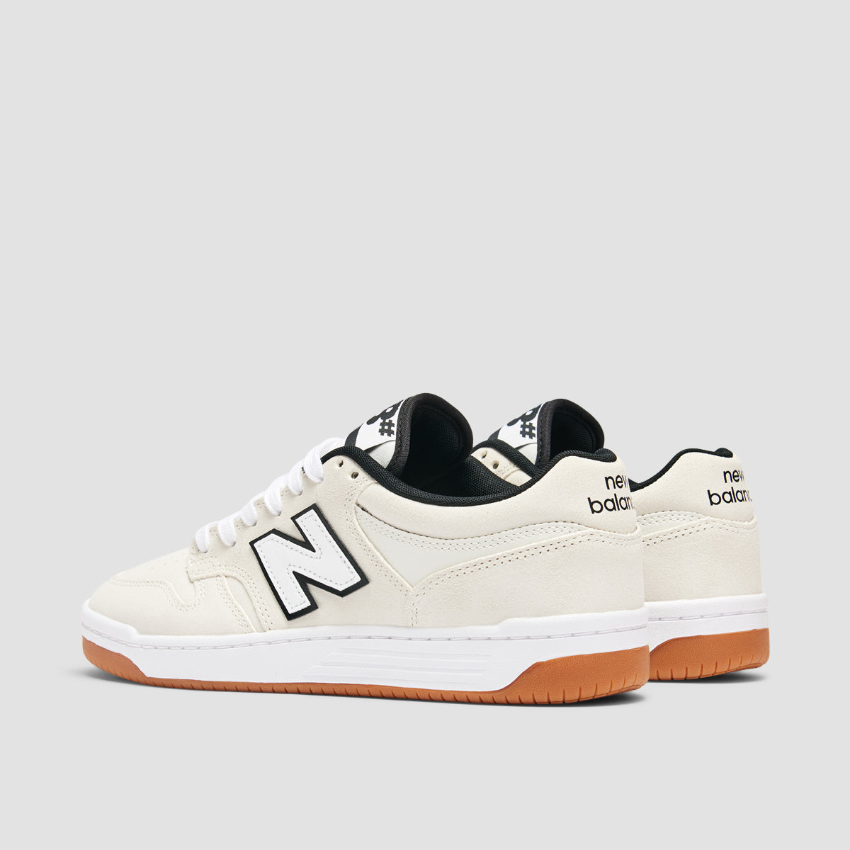 New Balance Numeric 480 Shoes - White/Black