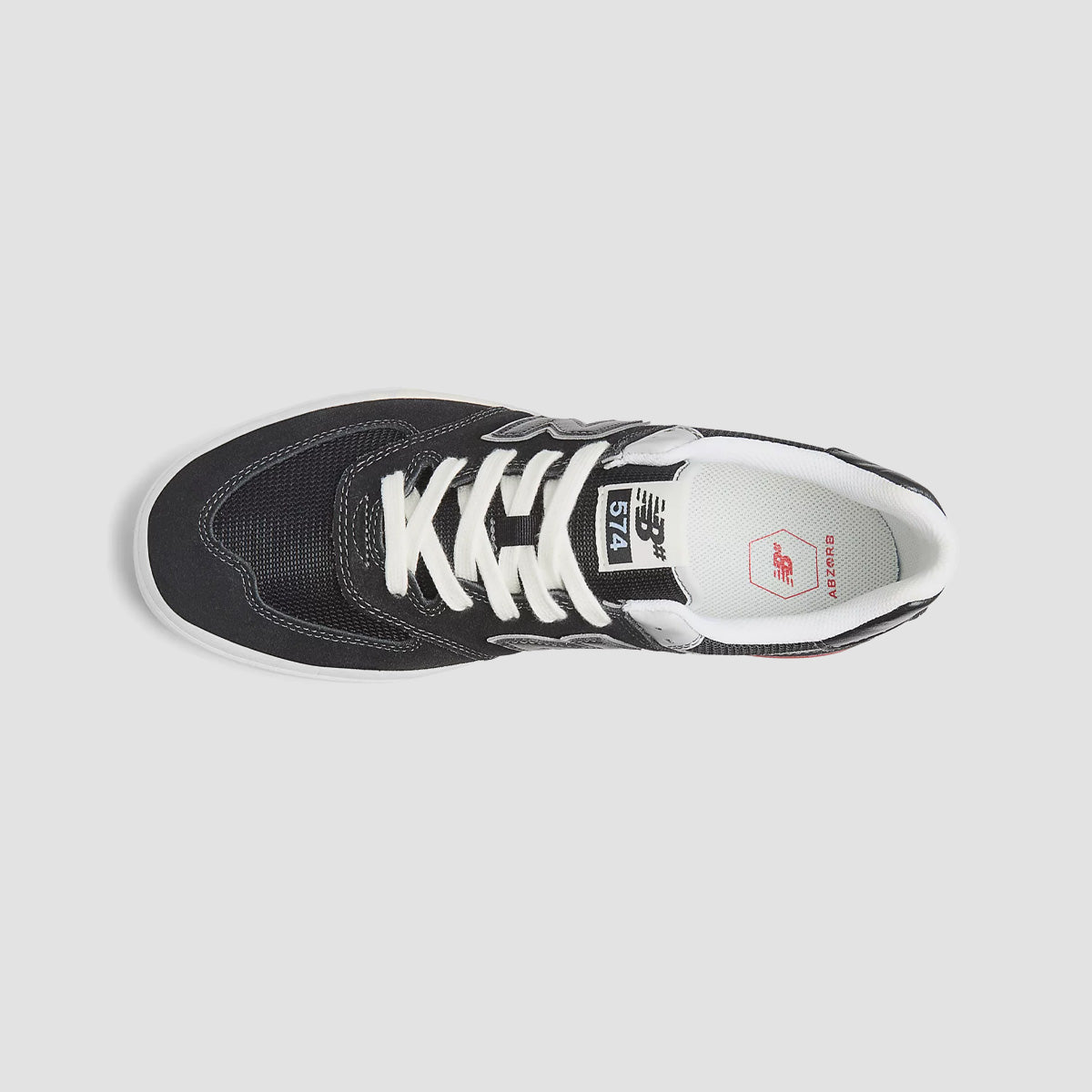 New Balance Numeric 574 Vulc Shoes - Black/White