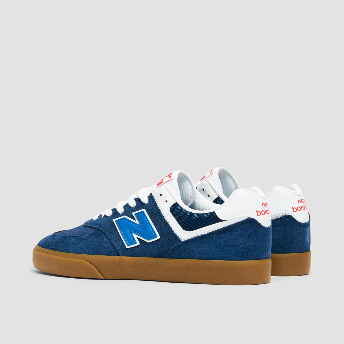 New Balance Numeric 574 Vulc Shoes - NB Navy/White