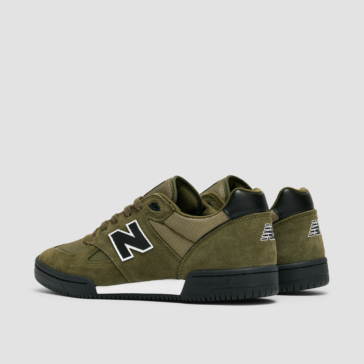 New Balance Numeric 600 Tom Knox Shoes - Olive/Black