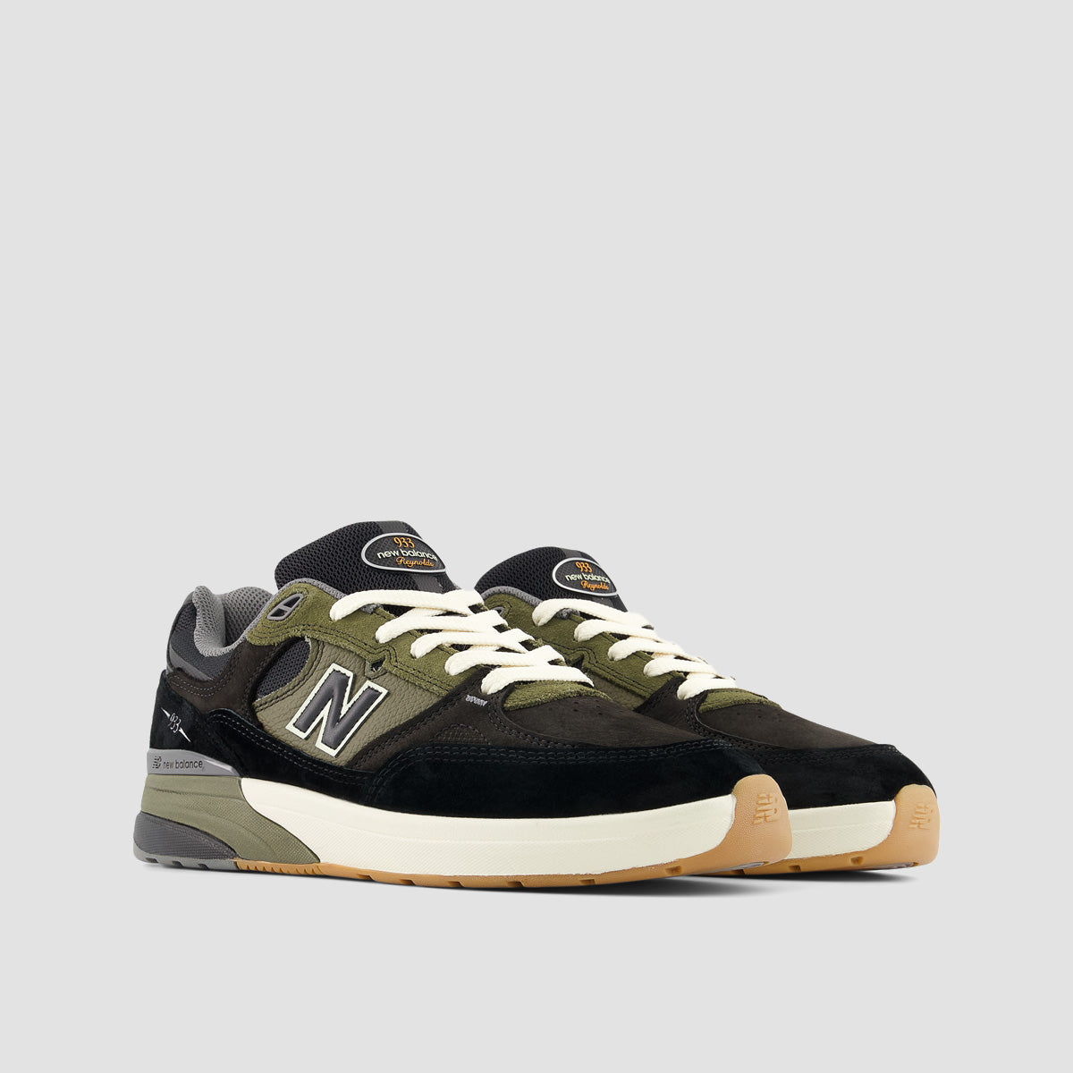 New Balance Numeric Andrew Reynolds 933 Shoes - Black/Dark Olivine