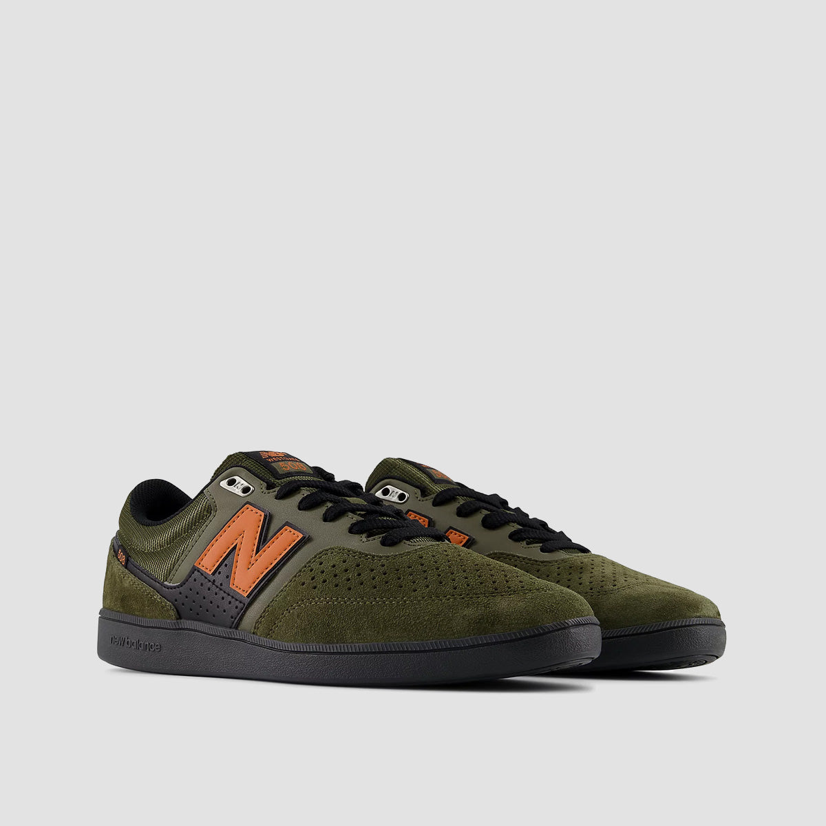 New Balance Numeric Brandon Westgate 508 Shoes - Olive/Burnt Orange