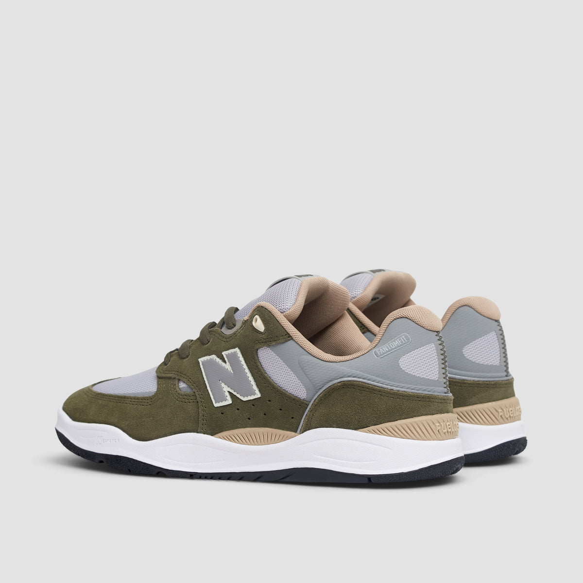 New Balance Numeric Tiago Lemos 1010 Shoes - Olive/Grey