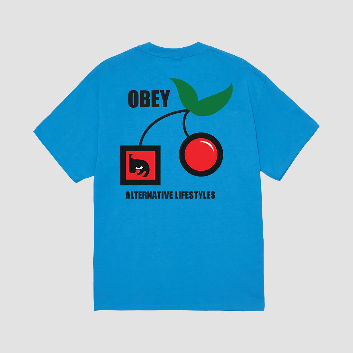 OBEY Alternative Lifestyles T-Shirt Azure Blue