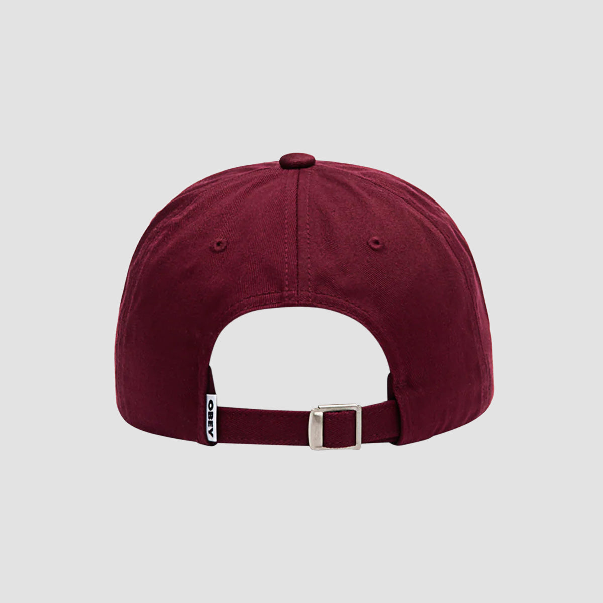 OBEY Bold Curve 6 Panel Straback Cap Port