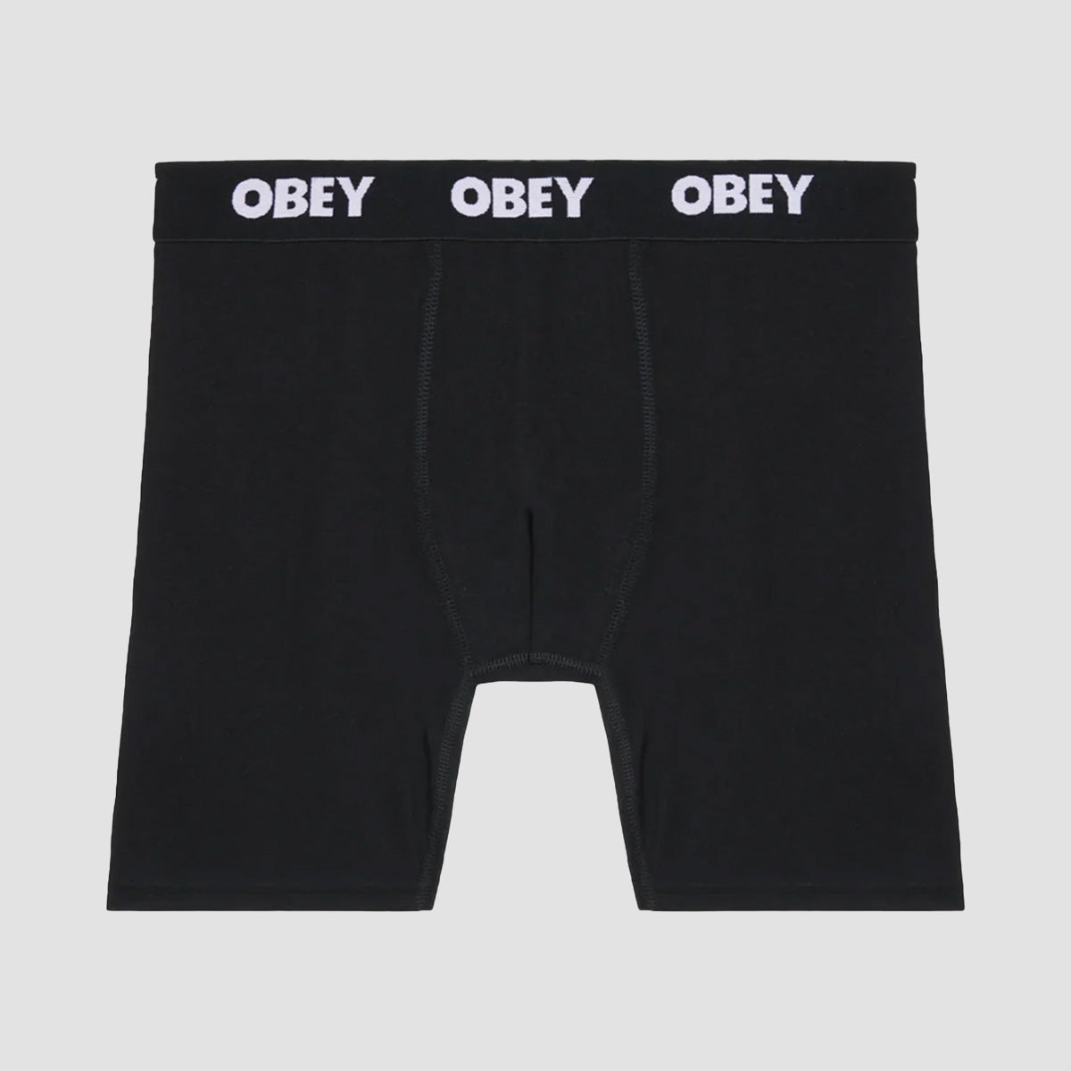 OBEY Established Work Boxer Shorts 2 Pack Black