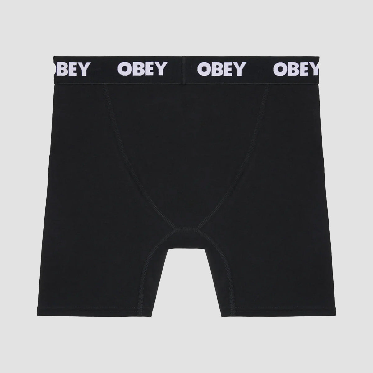 OBEY Established Work Boxer Shorts 2 Pack Black