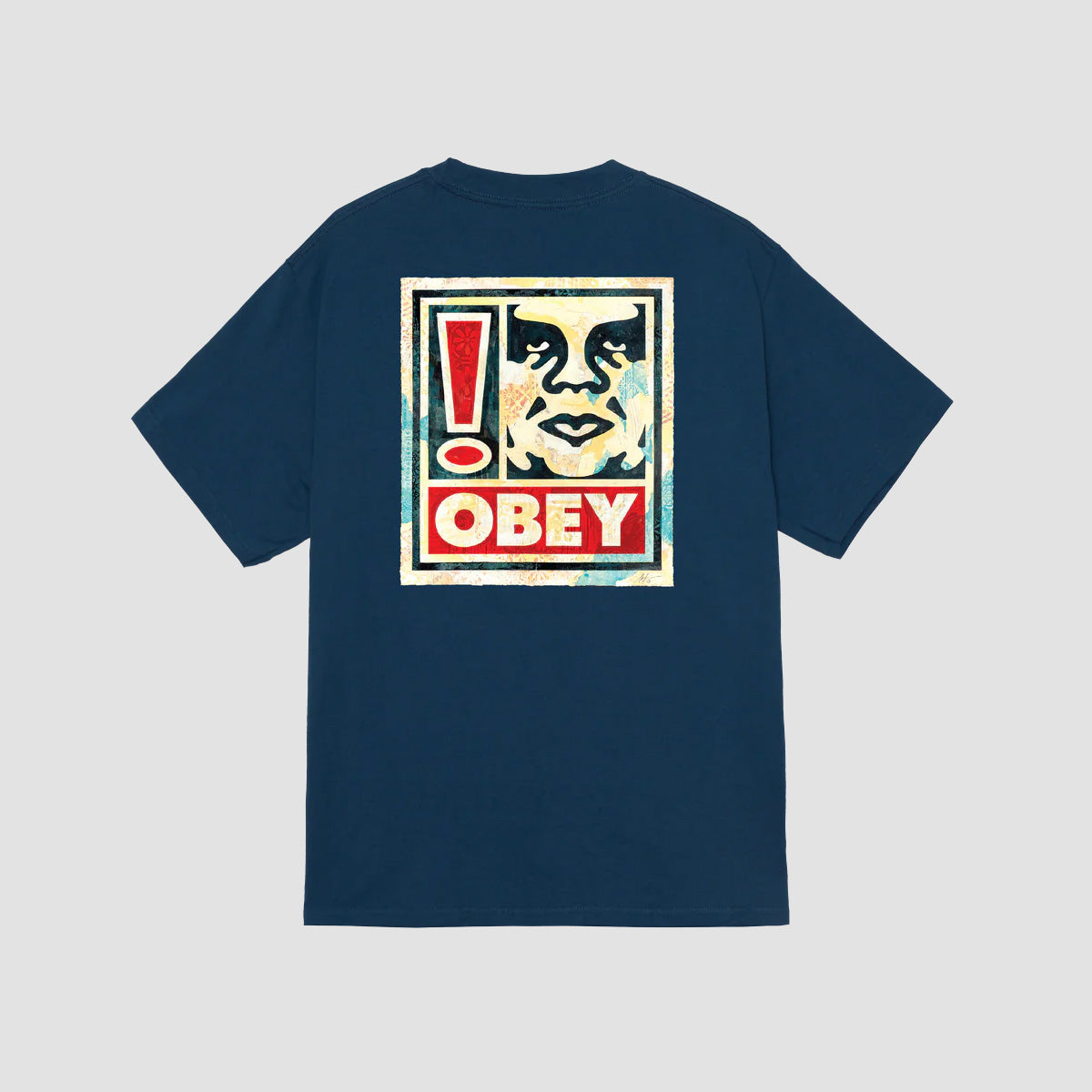 OBEY Exclamation T-Shirt Harbor Blue