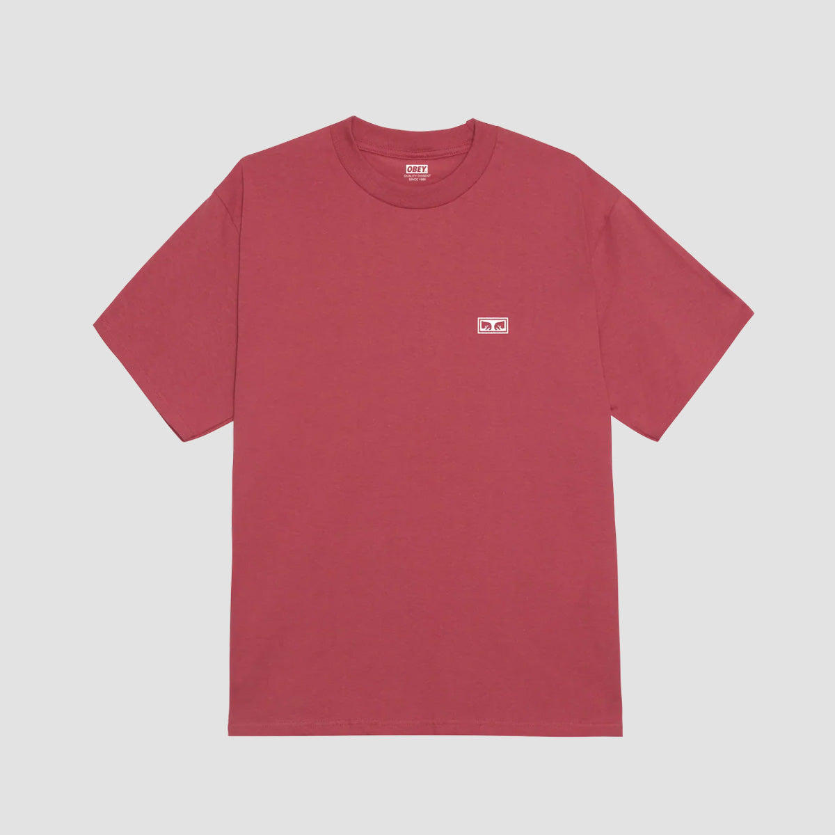 OBEY Eyes 3 T-Shirt Mineral Red