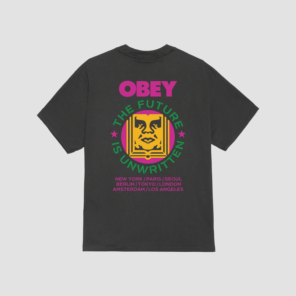 OBEY Future Unwritten T-Shirt Vintage Black