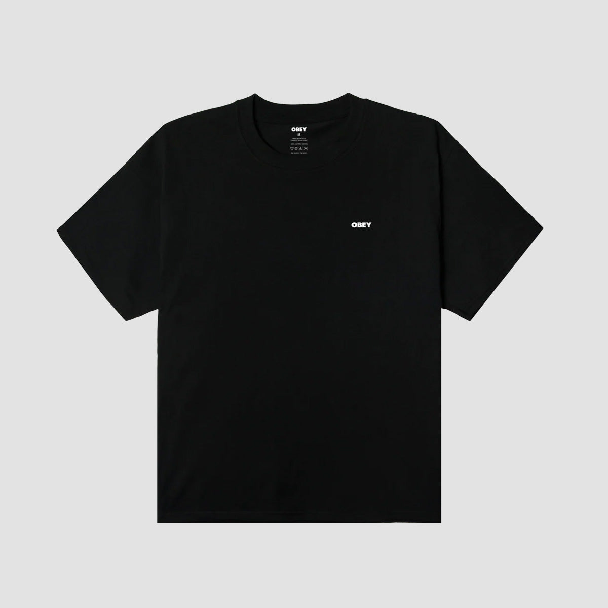 OBEY Heat Map Icon HeavyweightT-Shirt Black