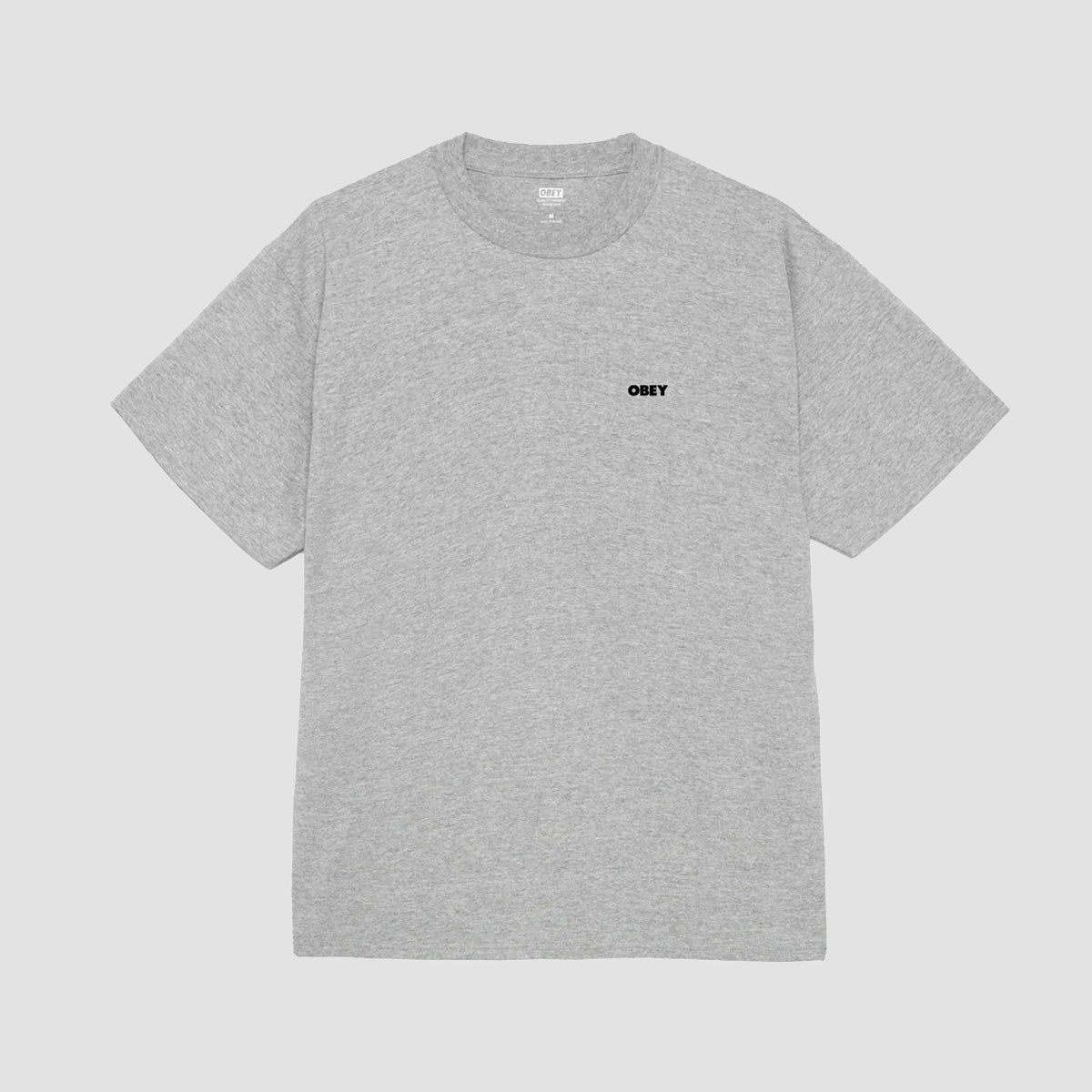 OBEY I Will T-Shirt Heather Grey