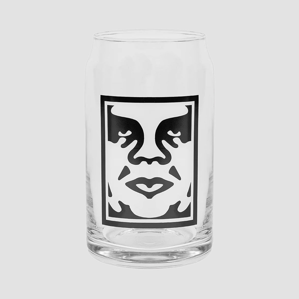 OBEY Icon 16oz Drinking Glass Clear
