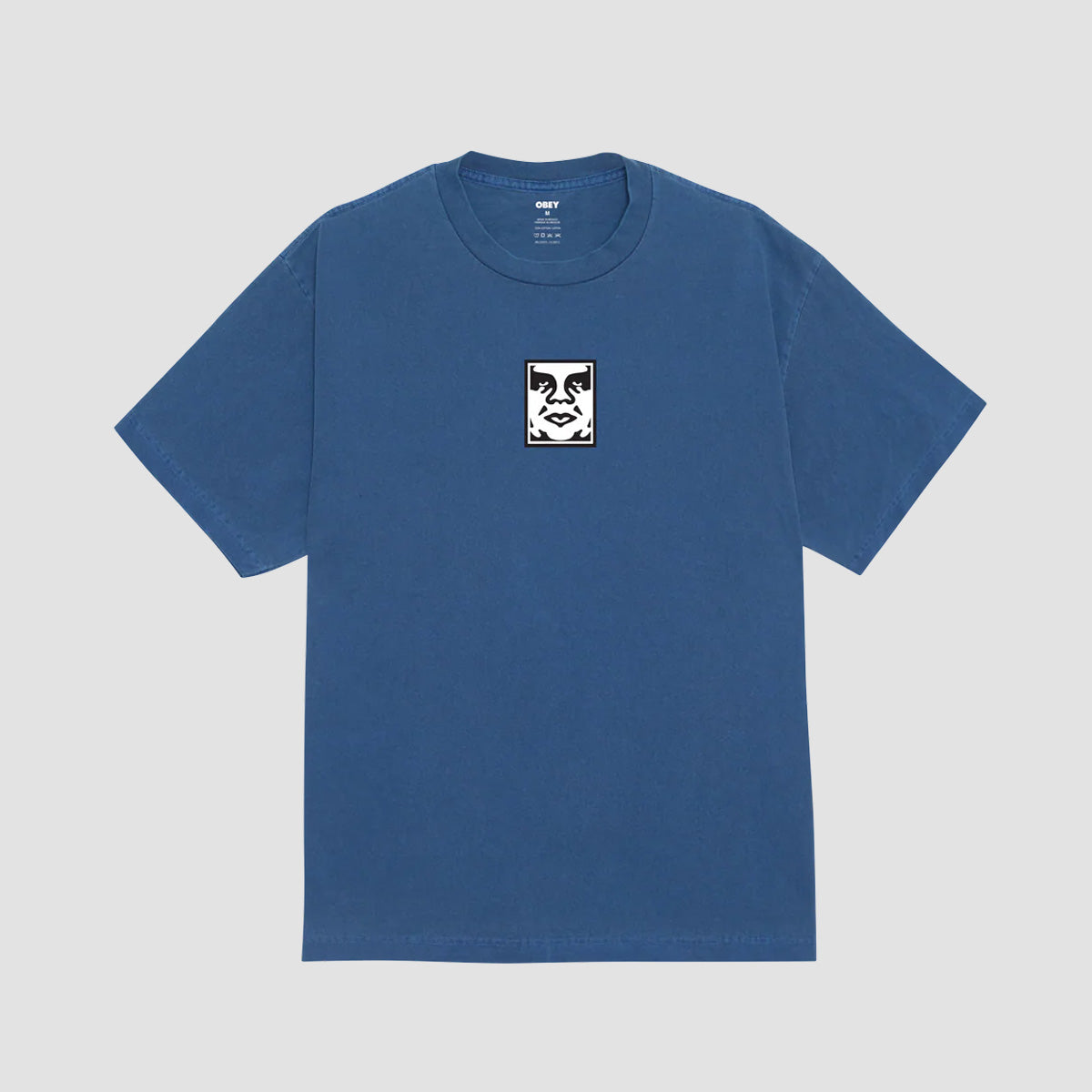 OBEY Icon Face T-Shirt Pigment Dark Denim