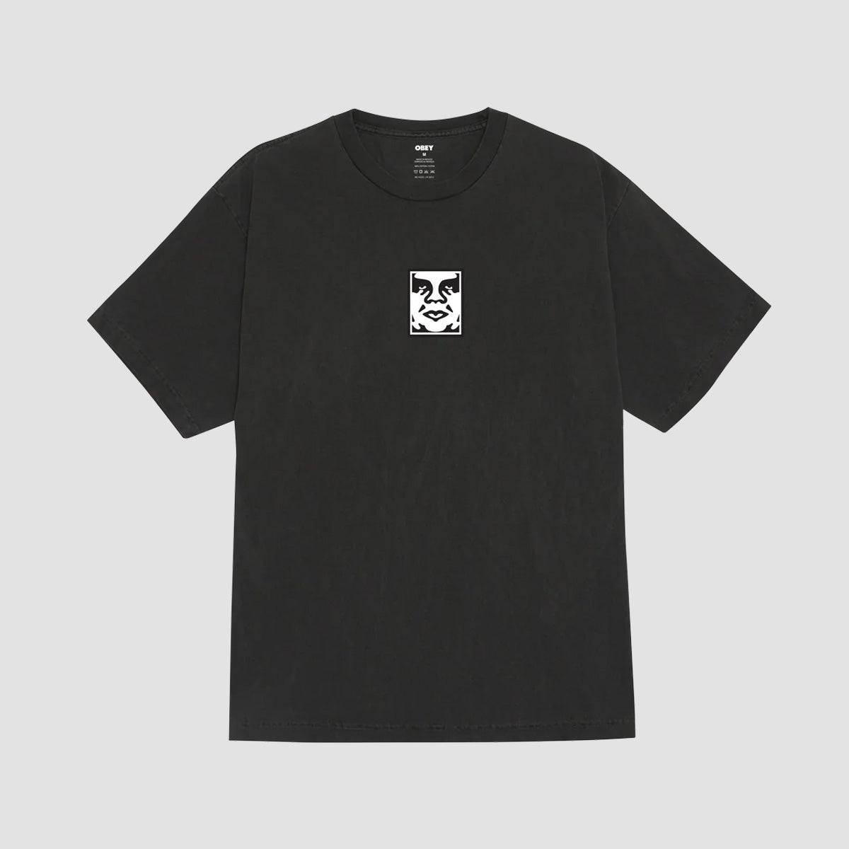 OBEY Icon Face T-Shirt Pigment Dusty Black