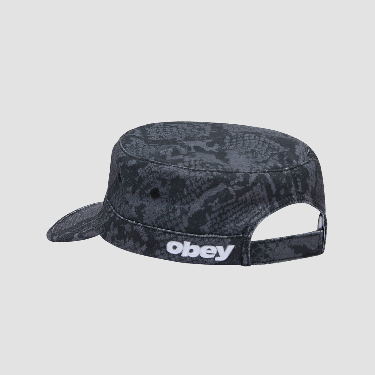 OBEY Page Cadet Cap Pigment Snake Skin
