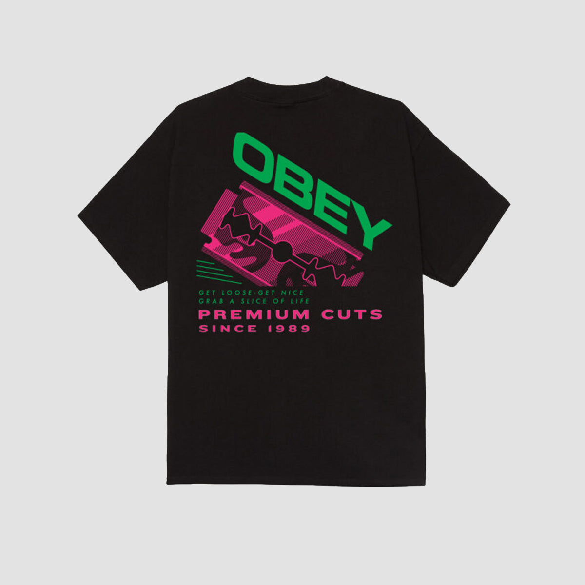 OBEY Razor T-Shirt Black