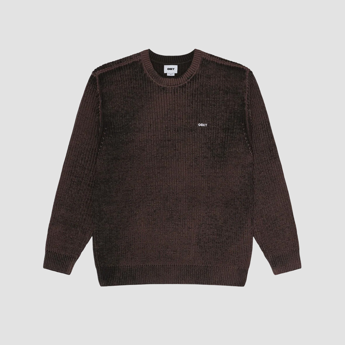 OBEY Spray Effect Sweater Morel Multi