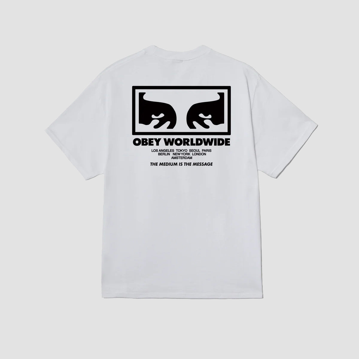 OBEY The Medium Is The Message T-Shirt White