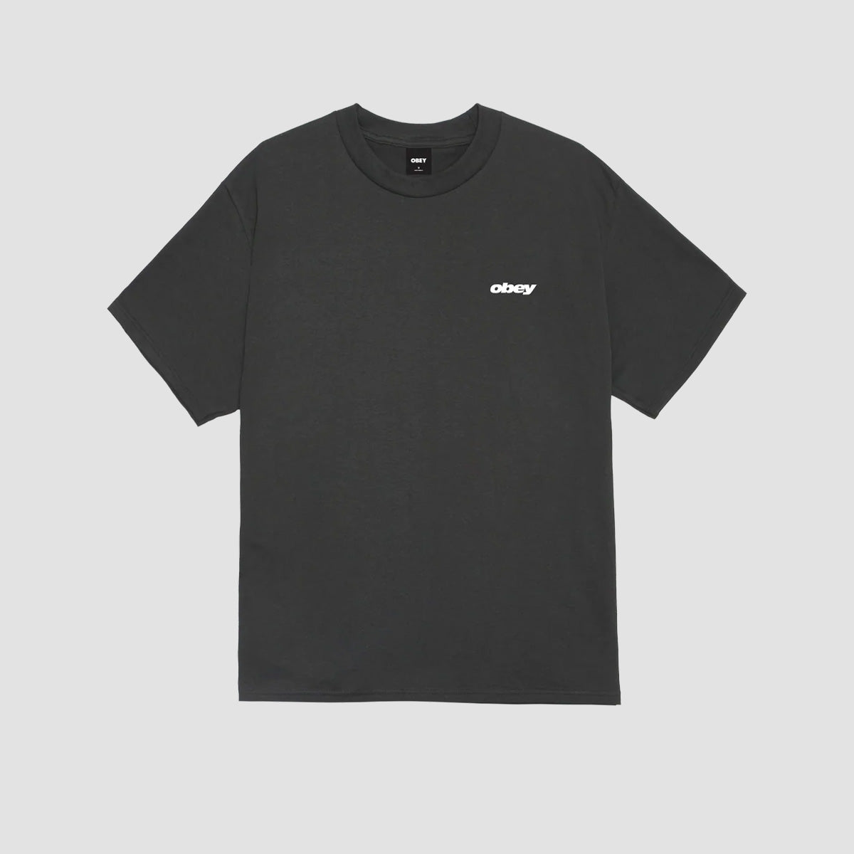 OBEY Wave T-Shirt Vintage Black