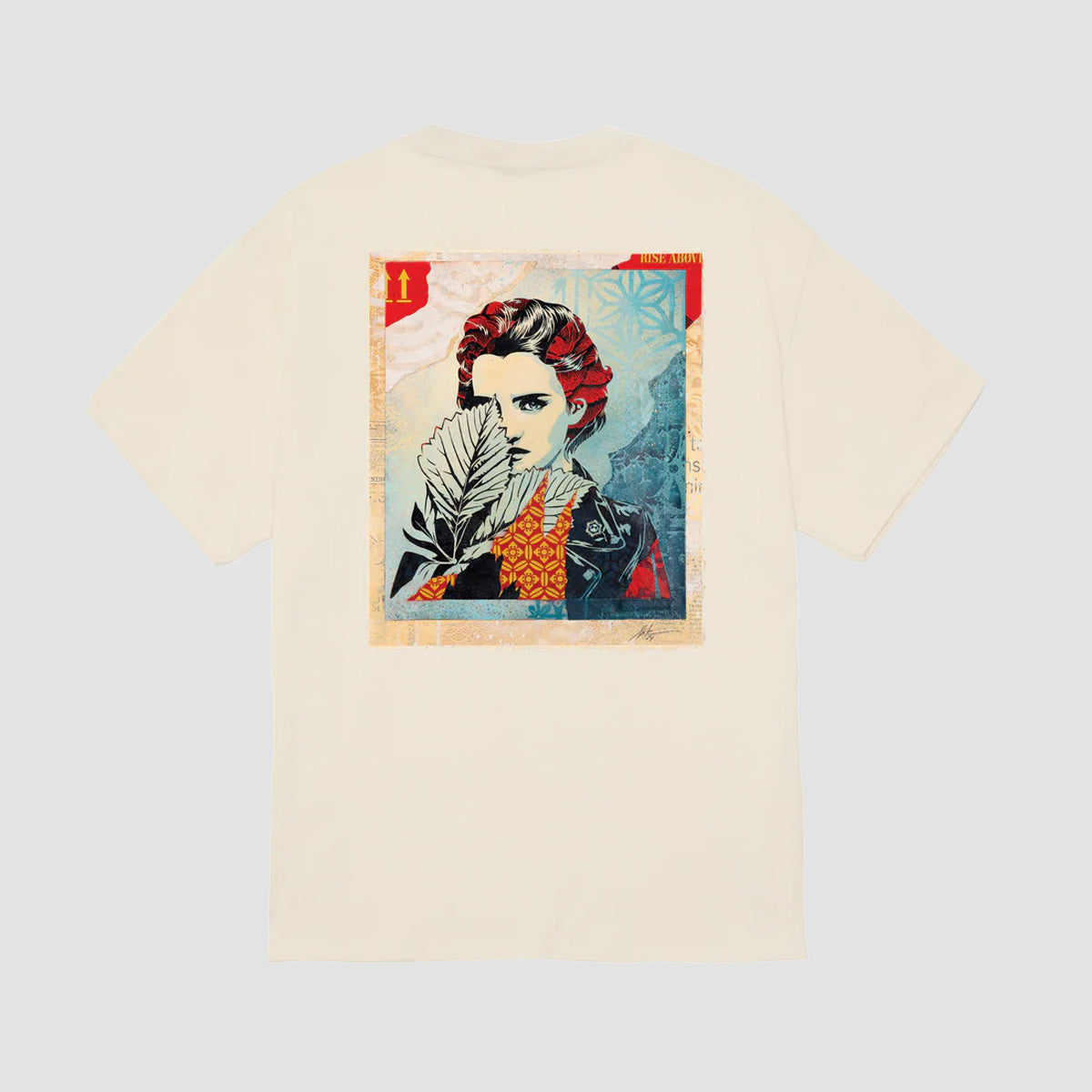 OBEY Wrong Path T-Shirt Cream