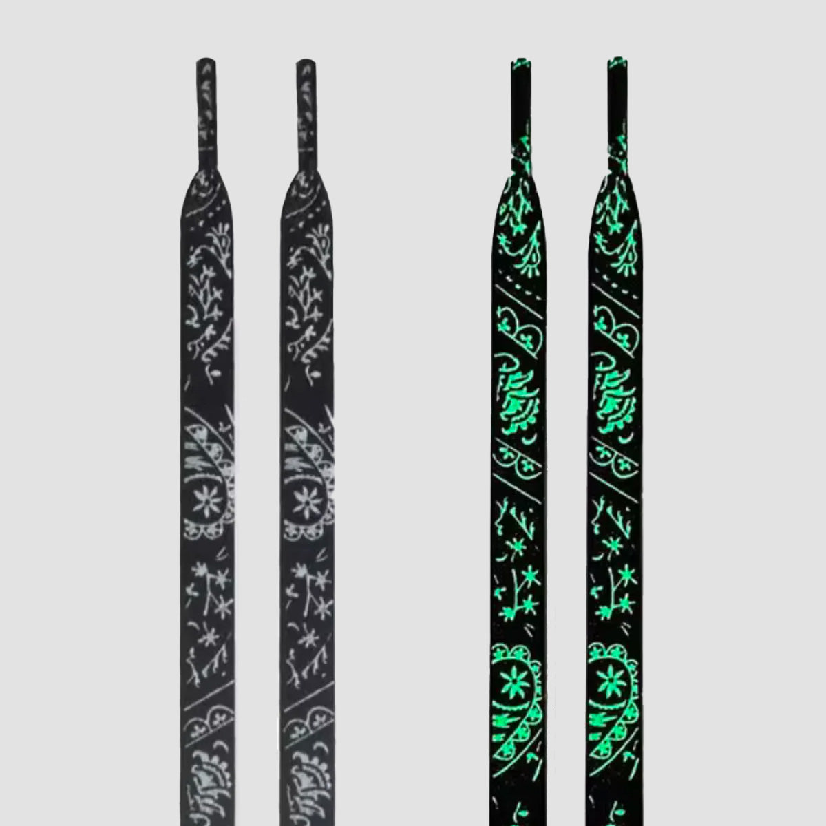 OG Laces 140cm Glow In The Dark Black