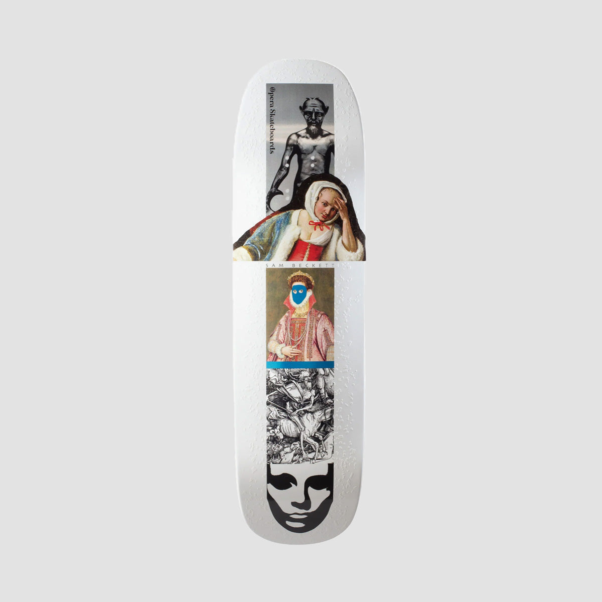 Opera Sam Beckett Dover Ex7 Skateboard Deck White - 8.75"