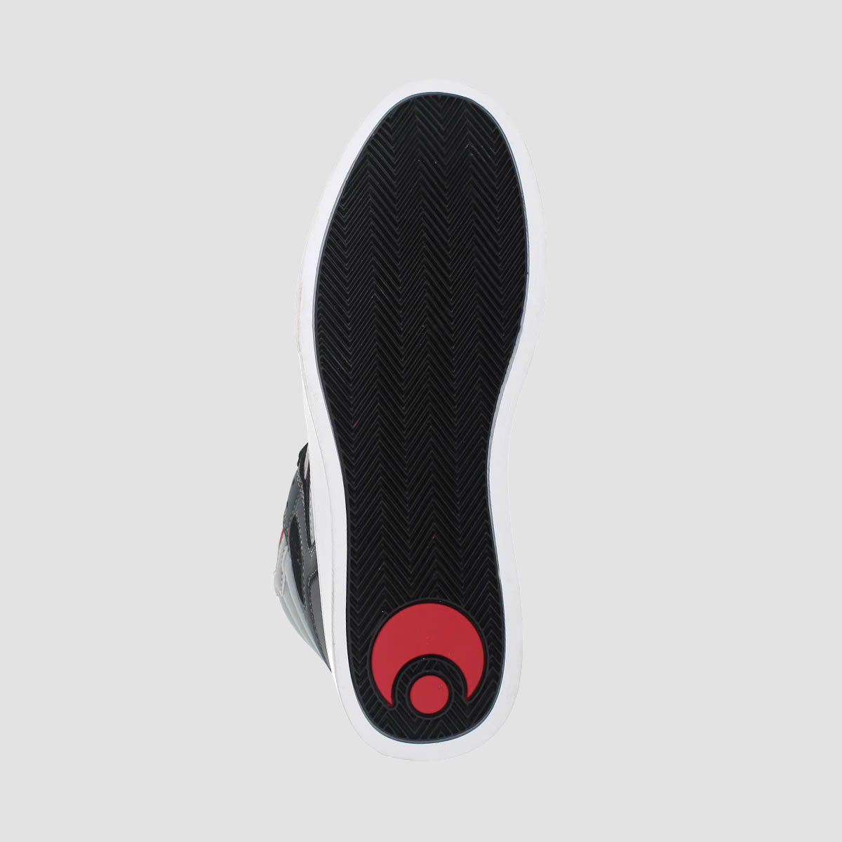 Osiris Clone High Top Shoes - Black/Grey/Red