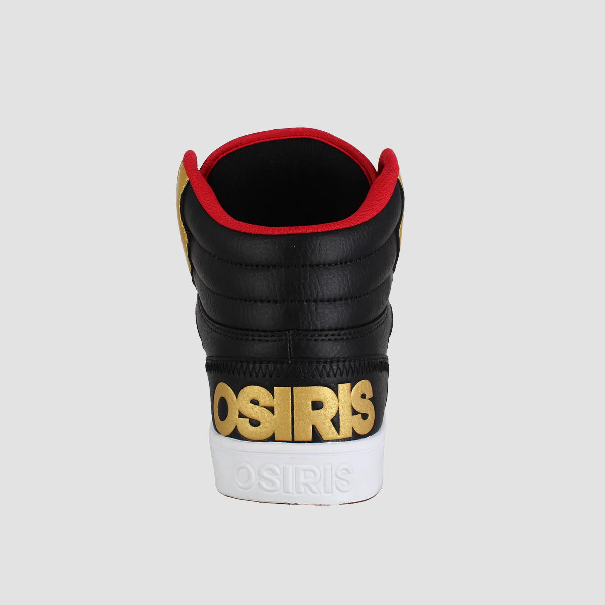 Osiris Clone High Top Shoes - Black/Red/Gold