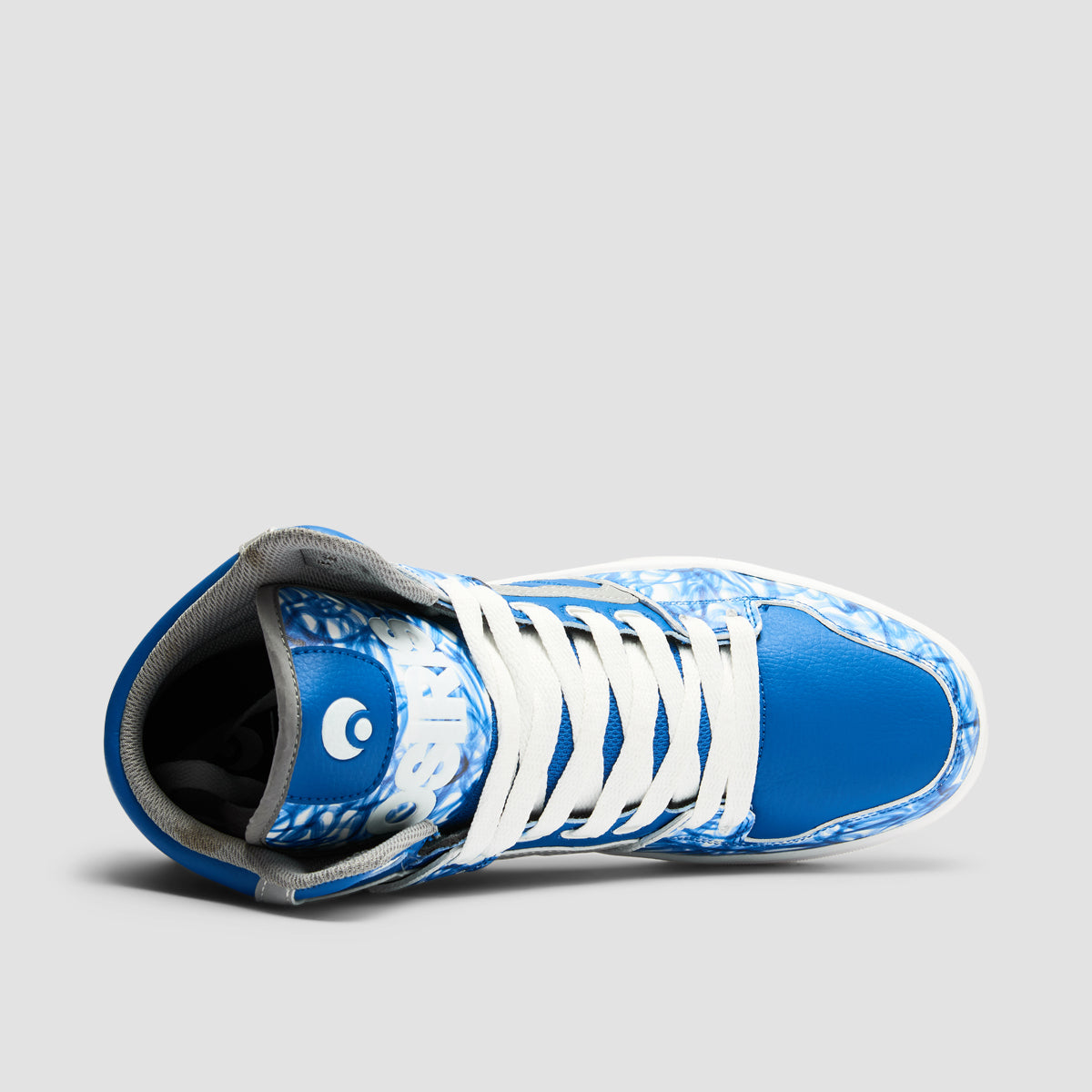 Osiris Clone High Top Shoes - Blue/Blue/White