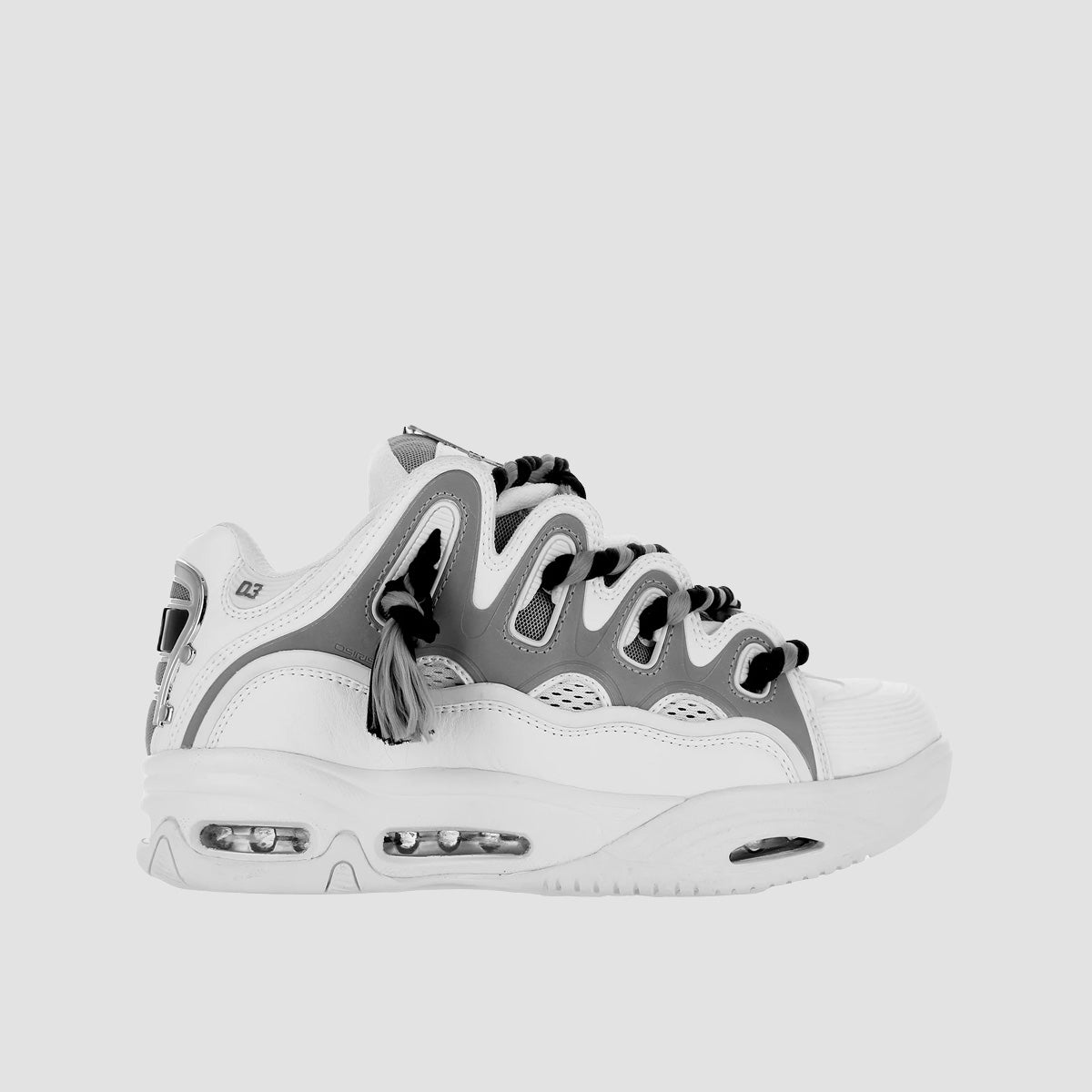 Osiris D3 2001 Shoes - 25 Years/White/Silver