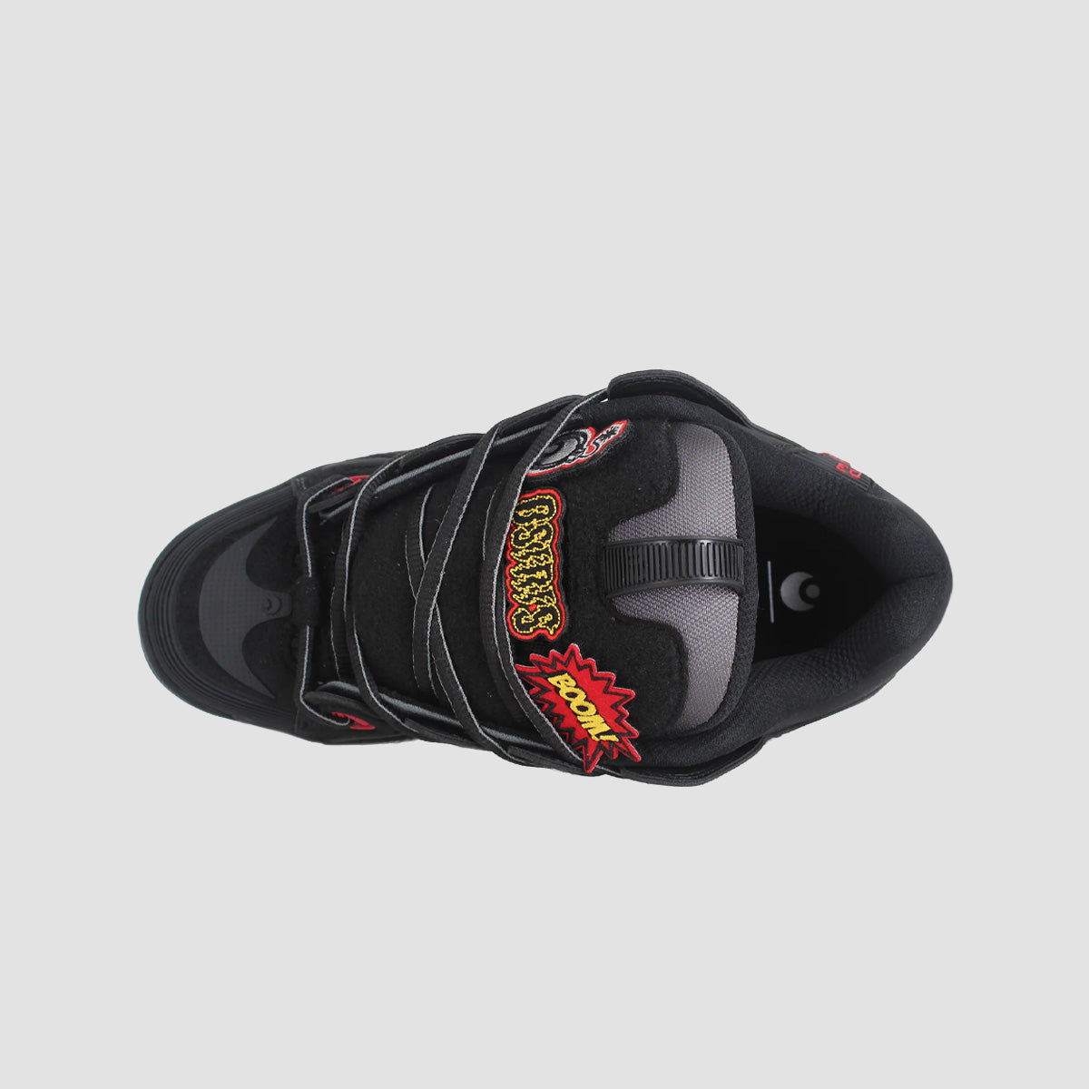 Osiris D3 2001 Shoes - Black/Red/Velcro