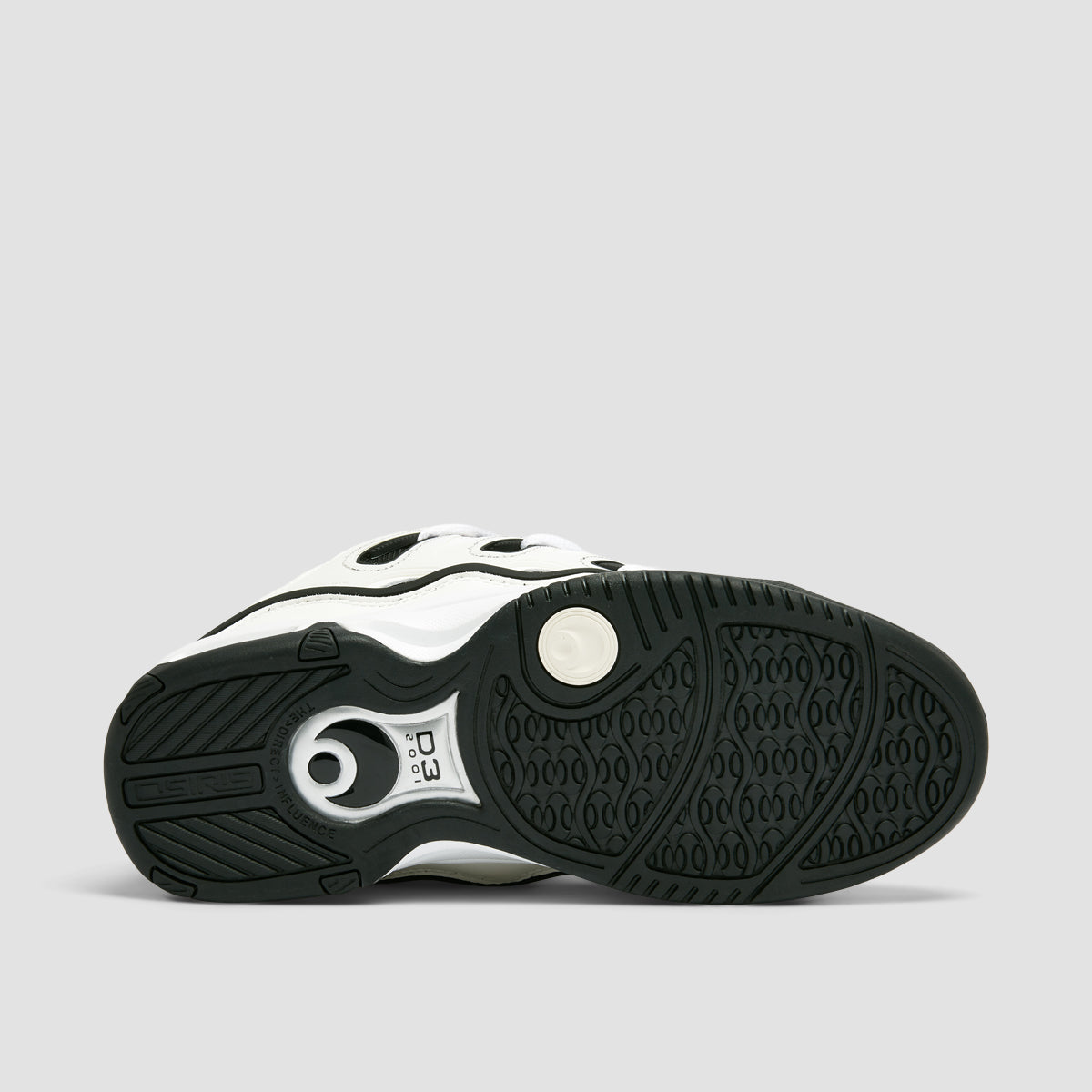 Osiris D3 2001 Shoes - Black/White/Crack