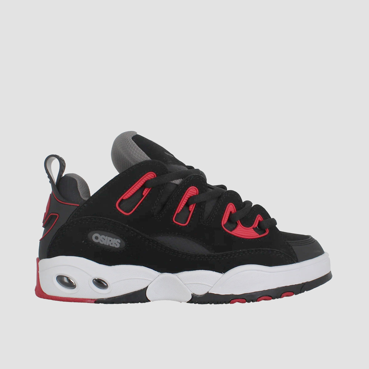 Osiris D3 E Shoes - Black/Charcoal/Red