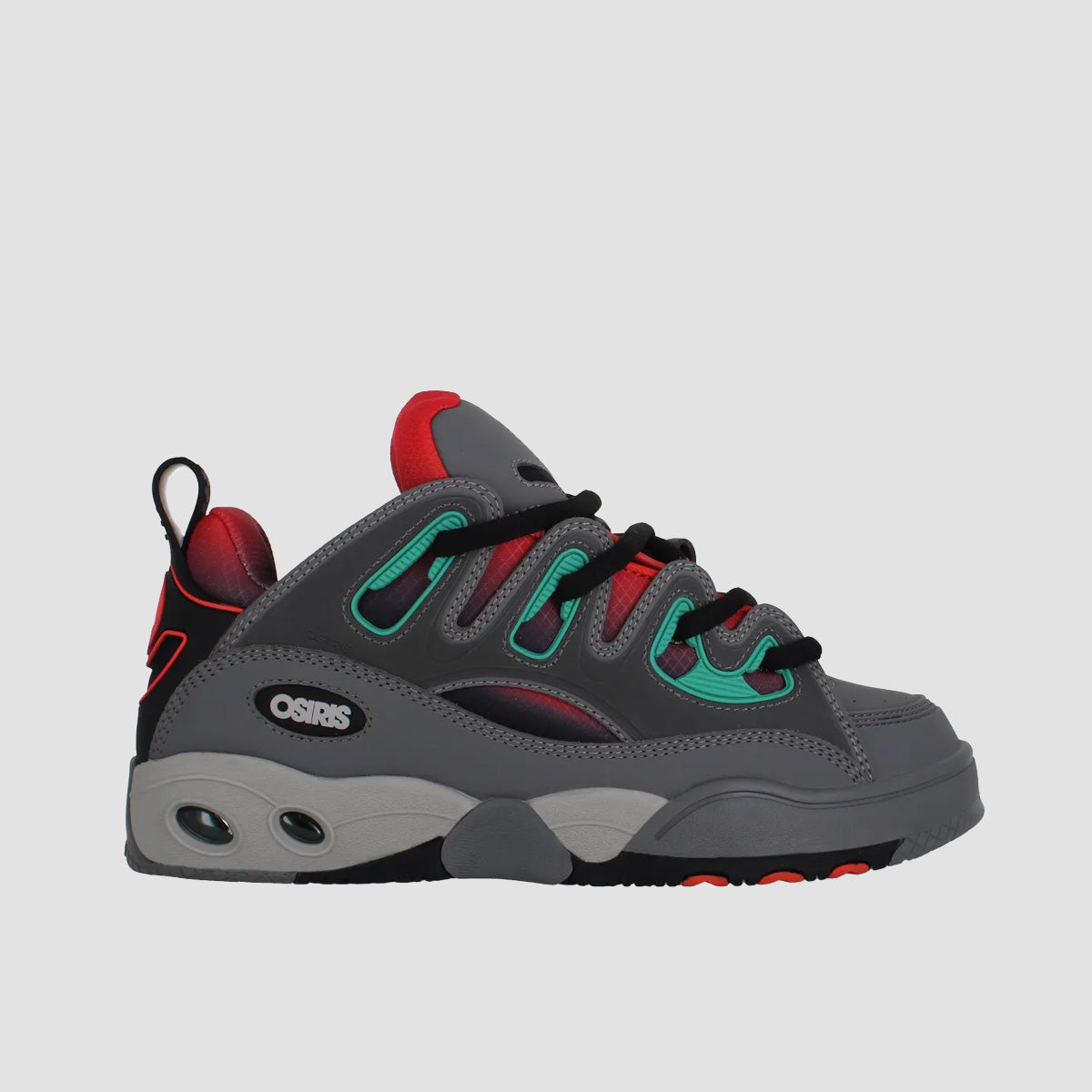 Osiris D3 E  Shoes - Grey/Orange/Turquoise