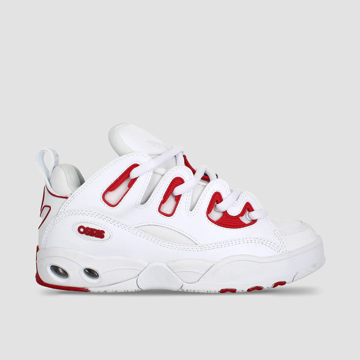 Osiris D3 E Shoes - White/Red/White