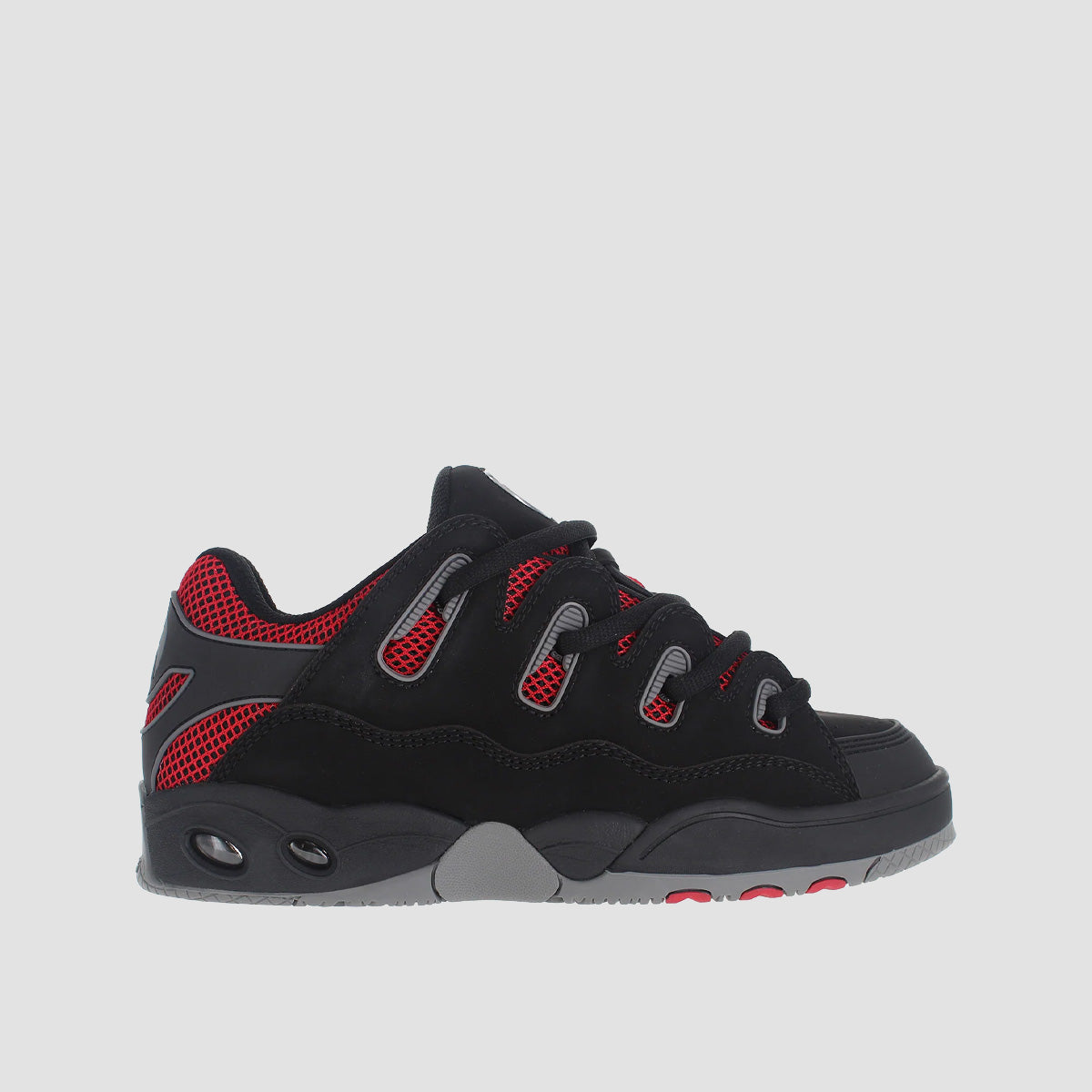 Osiris D3 OG Shoes - Black/Grey/Red