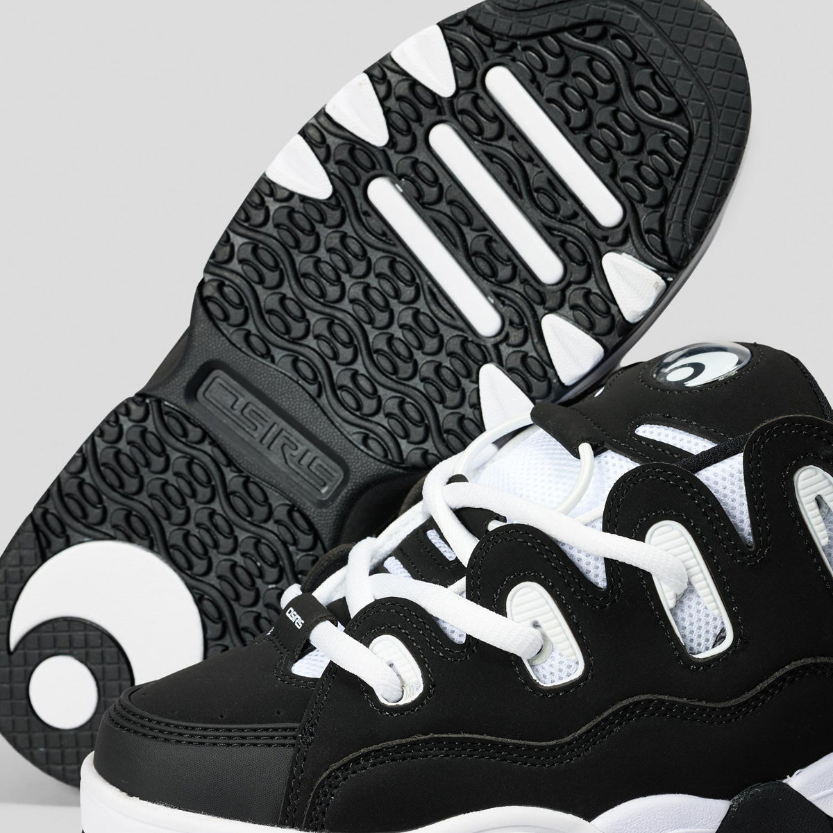 Osiris D3 OG Shoes - Black/White/Black