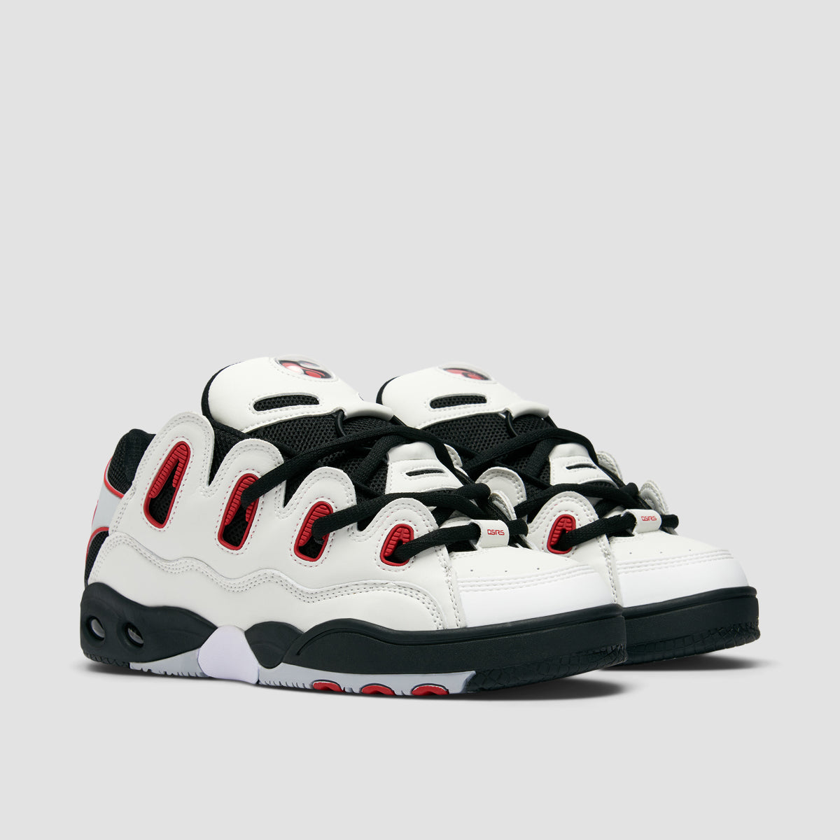 Osiris D3 OG Shoes - Black/White/Red