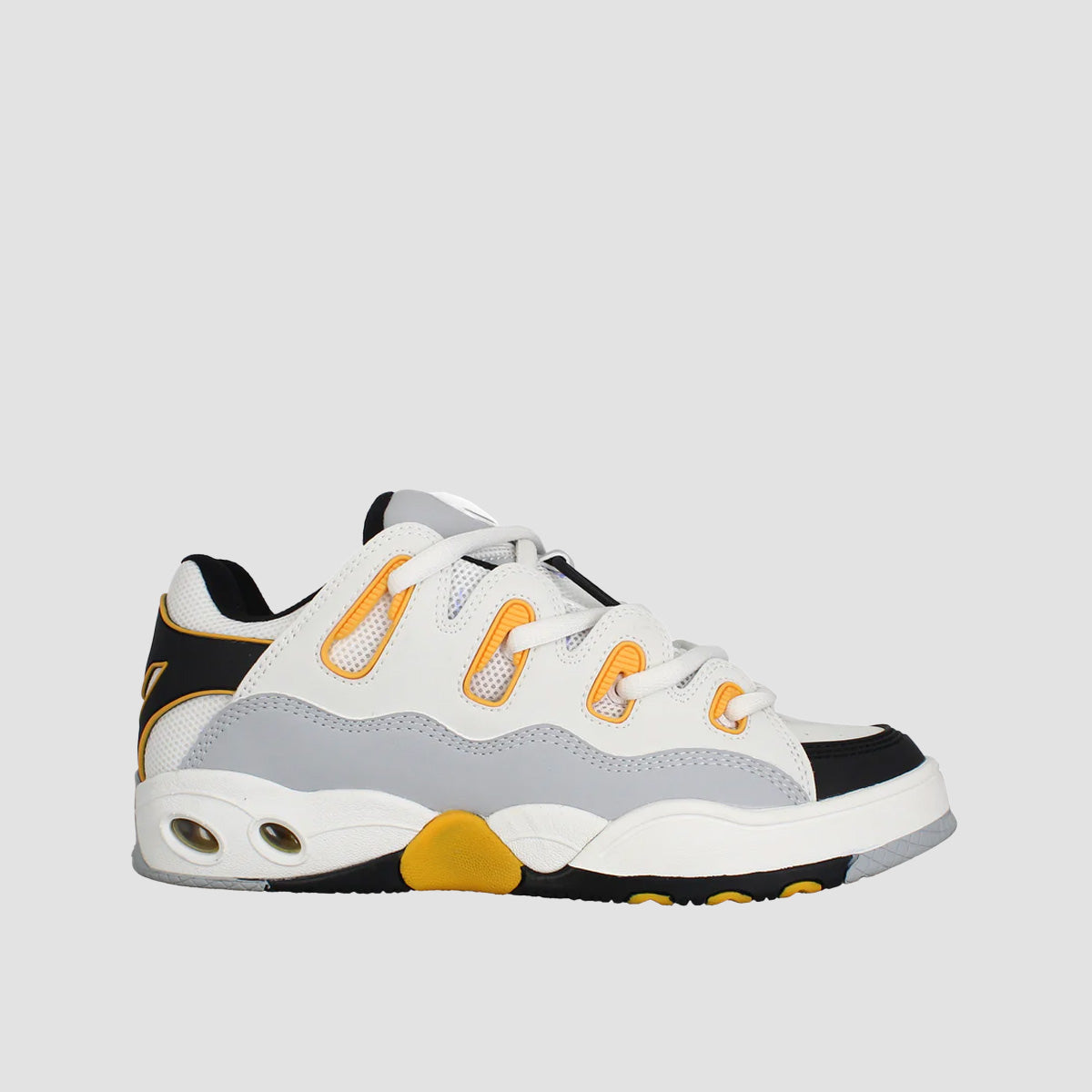 Osiris D3 OG Shoes - White/Grey/Yellow