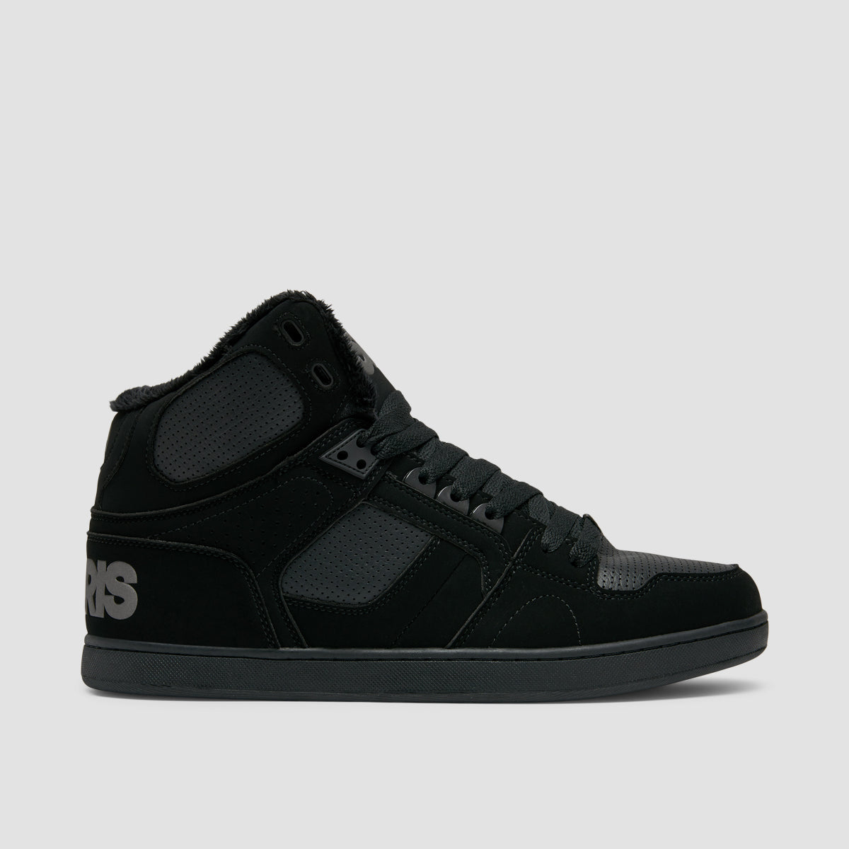 Osiris NYC 83 CLK High Top Shoes - Black/Black/Shearling