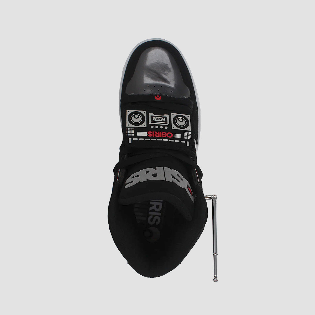 Osiris NYC 83 CLK High Top Shoes - Black/Red/Boombox