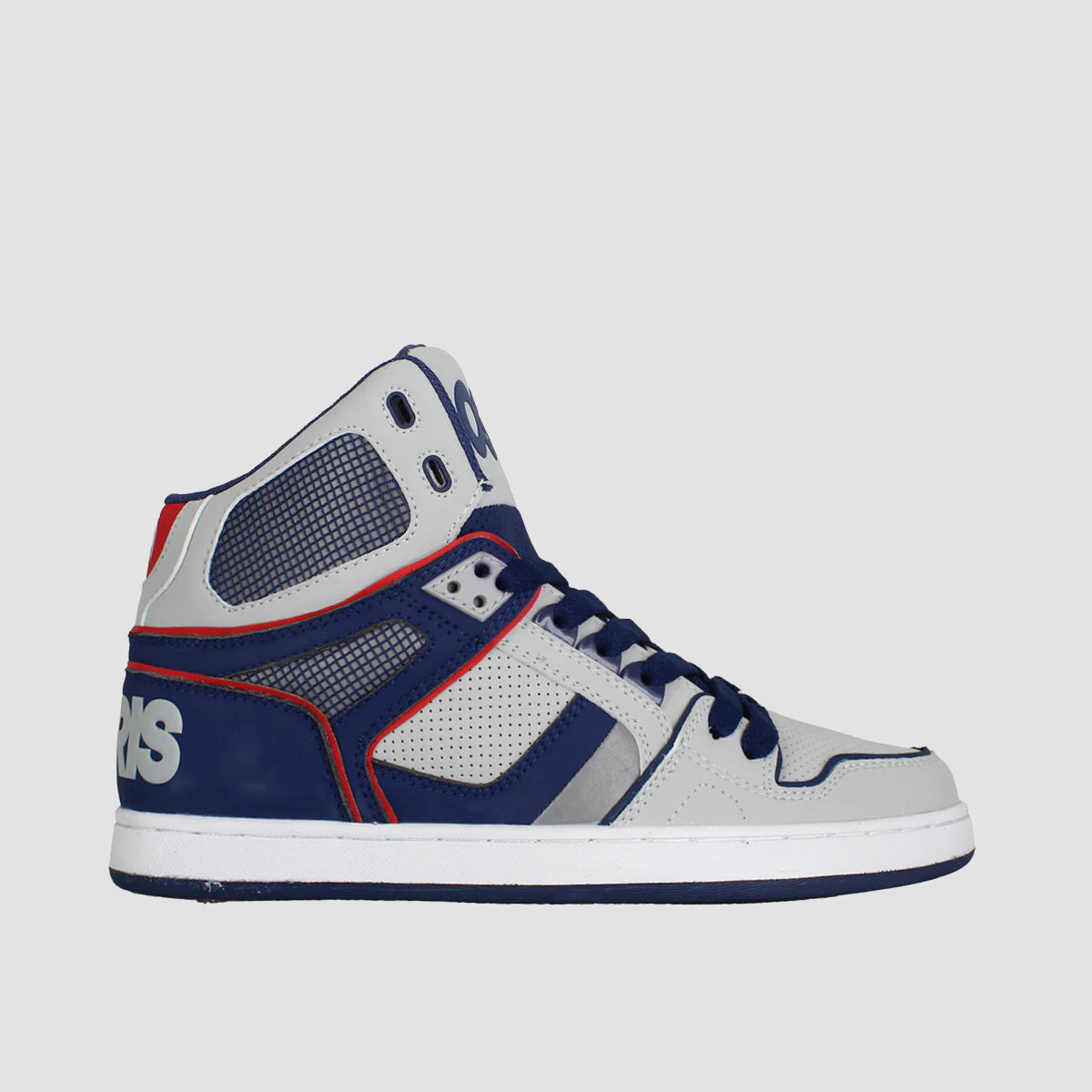 Osiris NYC 83 CLK High Top Shoes - Navy/Grey/Red