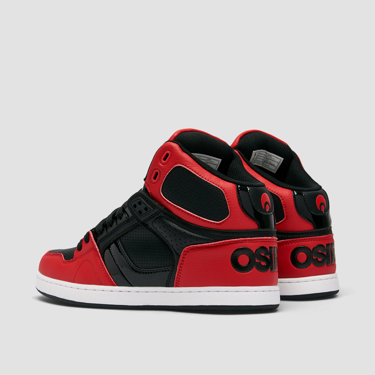 Osiris NYC 83 CLK High Top Shoes - Red/Black/Black