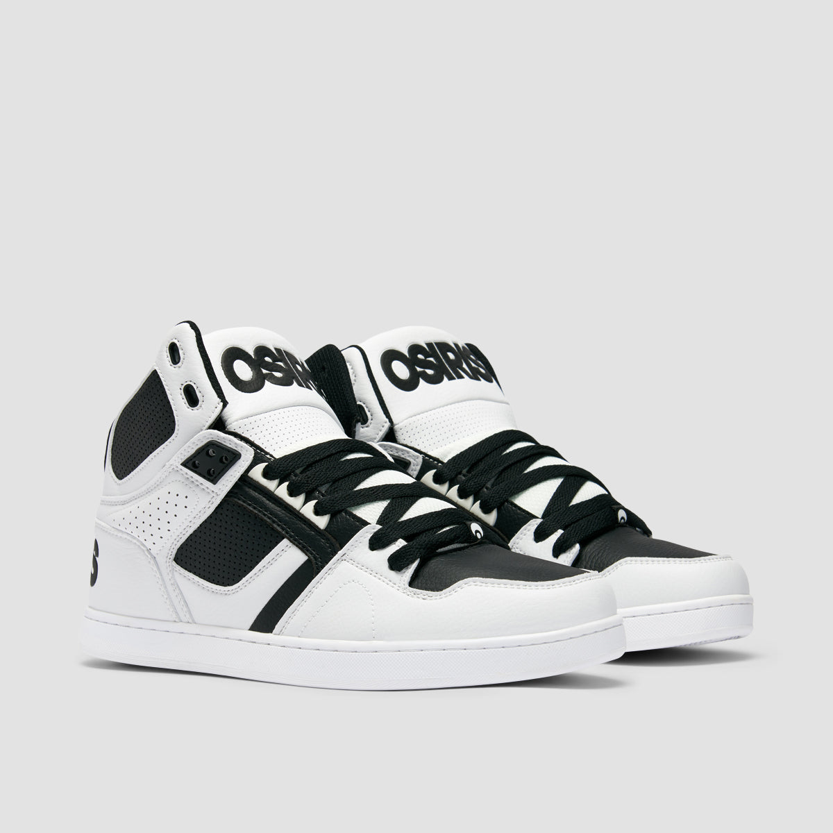 Osiris NYC 83 CLK High Top Shoes - White/Black/White