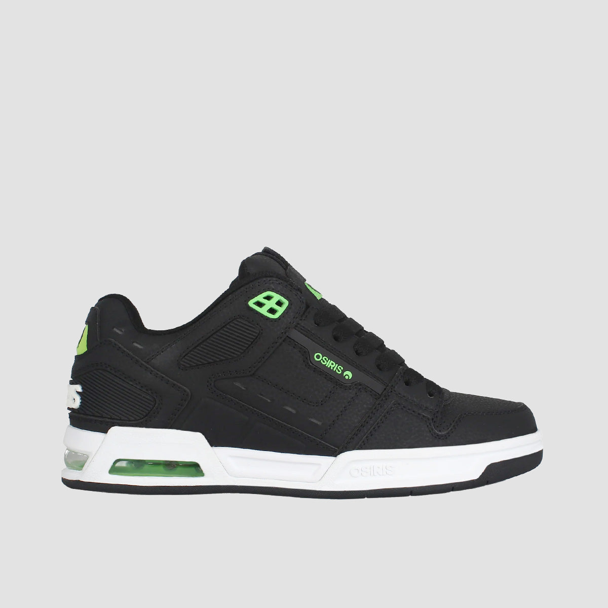 Osiris Peril Shoes - Black/Black/Green