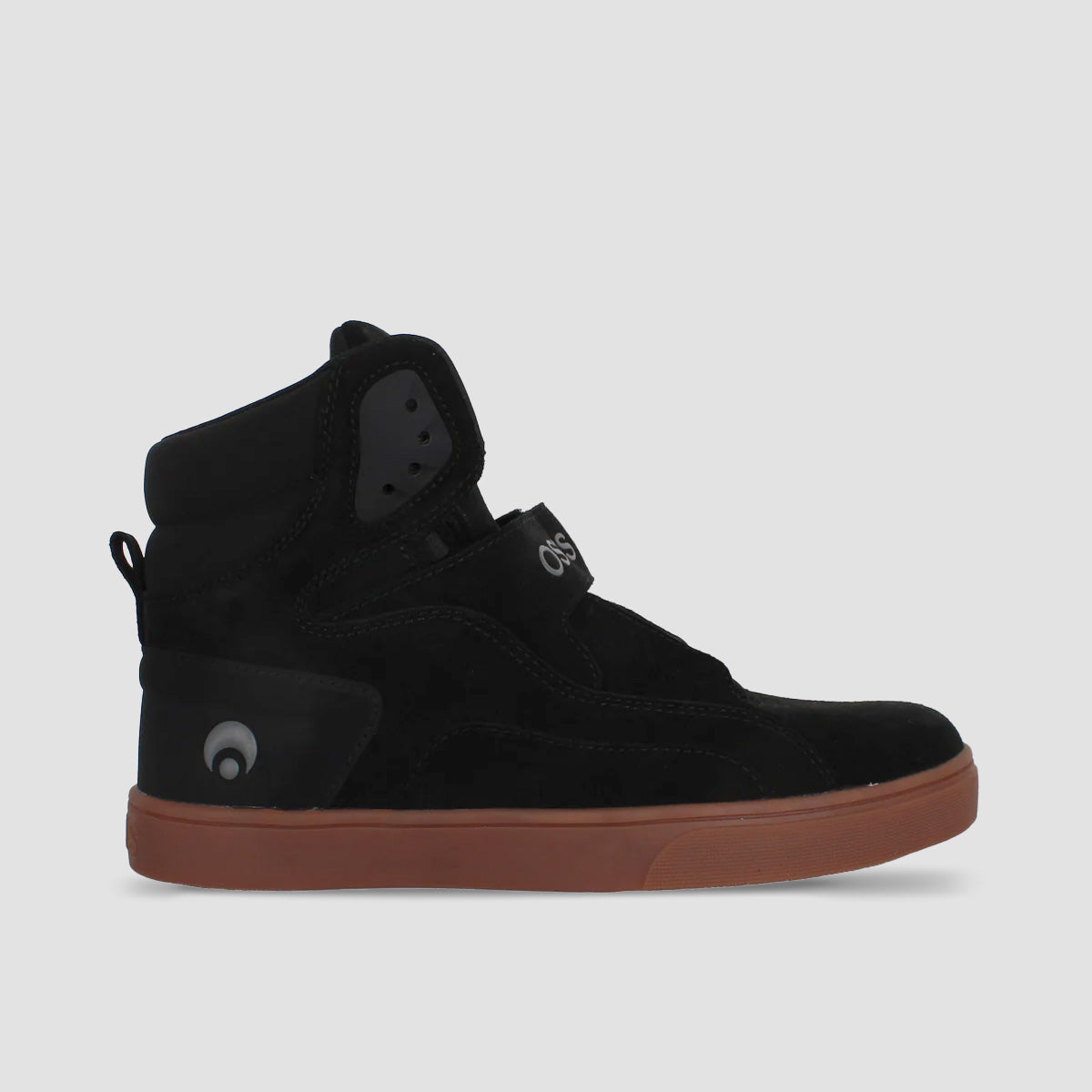 Osiris Rize Ultra High Top Shoes - Black/Black/Gum