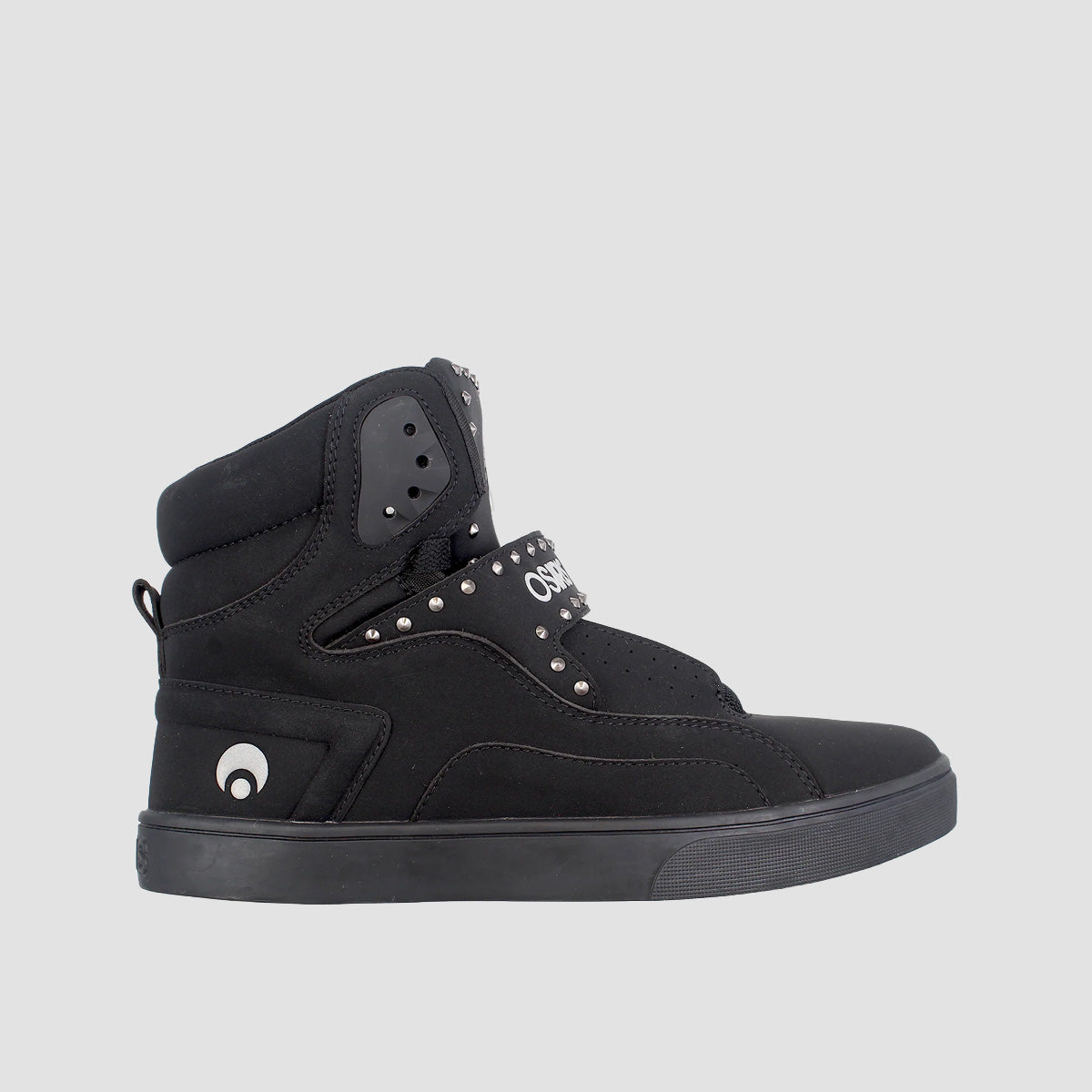 Osiris Rize Ultra High Top Shoes - Black/Black/Stud